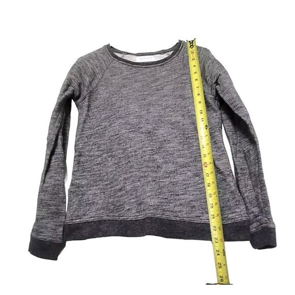 Everlane The Crew Sweatshirt Womens Size XS Marled Gray French Terry - Picture 6 of 8